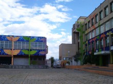 Художник преобрази до неузнаваемост фасадата на пловдивско училище