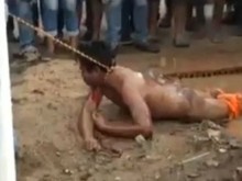 Вижте какво направиха с педофил-убиец в Боливия!