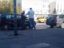 Верижна катастрофа с три коли до мол "Пловдив"