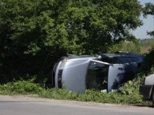 23-годишна шофьорка от Ведраре се преобърна с колата си