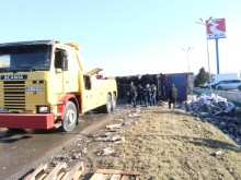 Катастрофа блокира АМ "Тракия" край Пловдив