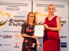 Credissimo със "Златно сърце" за благотворителност