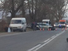 Катастрофа със значителни материални щети на пътя Пловдив-Пазарджик