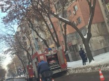 Пожар горя в апартамент в Пловдив днес
