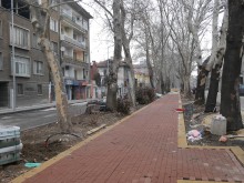 Подновиха работата по булевард "Руски" след едномесечна почивка