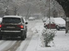 В Пловдив има лека снежна покривка за първи път този сезон