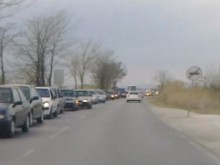Вижте голямото задръстване до Овощарския институт