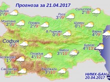 И утре студ, дъжд и сняг