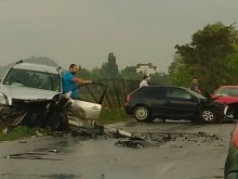 Зверска тройна катастрофа на един от изходите на Пловдив