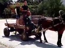 Двама пловдивски абитуриенти отидоха за изпращането си с каруца