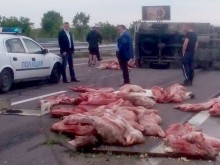 Тежката катастрофа на АМ "Тракия" заради спукана гума