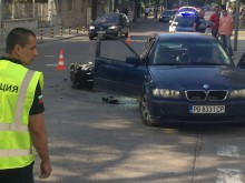 Ексклузивно: Тежка катастрофа с моторист на метри от детска градина в Пловдив!