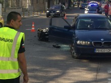 С две счупени ръце е 18-годишният моторист след сблъсъка с БМВ-то в Кючука