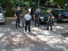 Стабилно полицейско присъствие на мярката на асеновградските роми