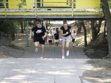 Момичетата на ФК Пълдин тренираха сред природата на Младежкия хълм