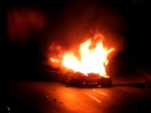 Видео от една от двете зловещи катастрофи в Пловдив