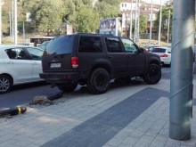 Екшънът с джип в центъра на Пловдив - заради отказали спирачки!