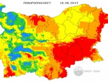 "Червен" код за опасност от пожари