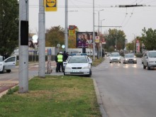 Полиция на бул. "Освобождение" заради паднали тролейбусни жици