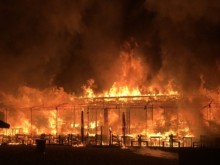 Пожар изпепели до основи заведение на крайбрежната алея във Варна