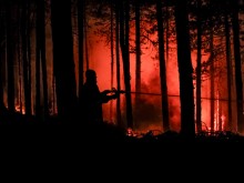 Вижте истинския огнен ад край Кресна!