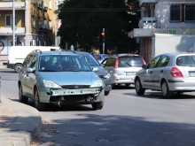 Челен удар на кръстовище в центъра на Пловдив