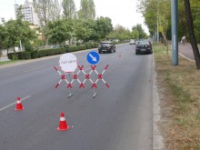 Част от бул. "Санкт Петербург" стана паркинг заради фестивала на скарата