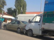 Катастрофа до търговски център в Пловдив