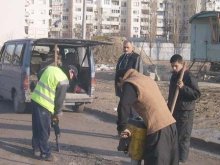 Бетонират яма в "Тракия", появила се заради пропаднала шахта