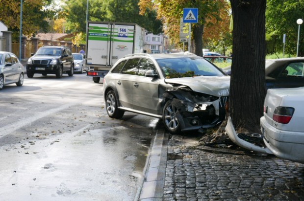 За тежка катастрофа станала днес на булевард Марица юг в Пловдив