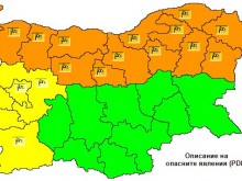 Оранжев код за ураганен вятър в северна България