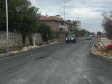 "Коматевско" готово на биндер асфалт, коли тръгнаха по булеварда