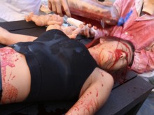 Кървища на вегански протест в София (18+)