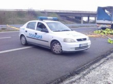 Камион катастрофира на магистралата между Пловдив и Пазарджик