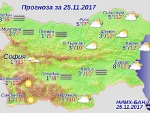 Днес ще е мъгливо и студено