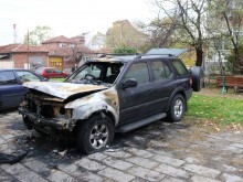 Прокуратурата проговори за запаления в Пловдив джип