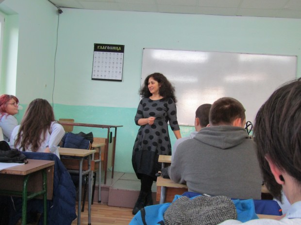 Днес съдия Марияна Ширванян изнесе пред ученици от 11 клас
