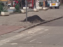 Това остави след себе си бригада, ремонтирала пловдивска улица