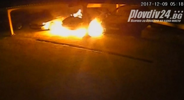 Plovdiv24.bg се сдоби с ексклузивно видео от момента на палежа