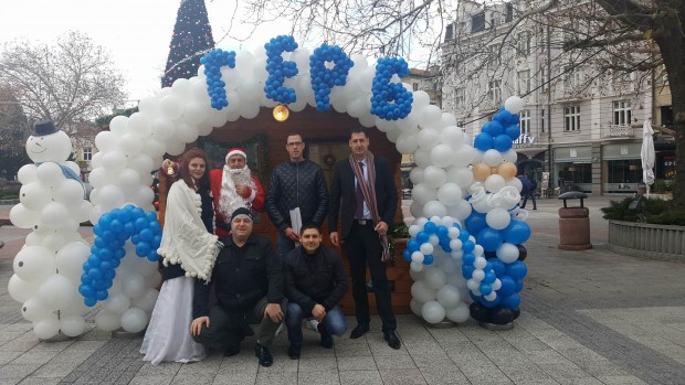 Коледна къщичка в центъра на Пловдив и тази година отвори