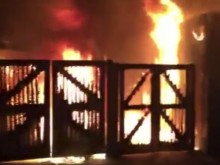 Голям пожар в лондонската зоологическа градина