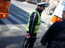 На червено е пресичала жената, блъсната от автобус днес по обед
