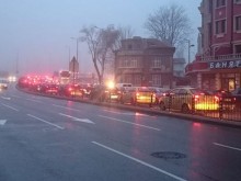 Верижна катастрофа затапи моста на Герджика