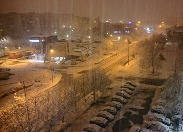 Най после над Пловдив заваля сняг По този начин се оправдаха