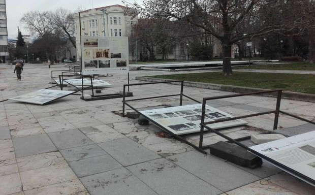 Опасен вятър вилнее в Пловдив предаде репортер на Plovdiv24 bg От