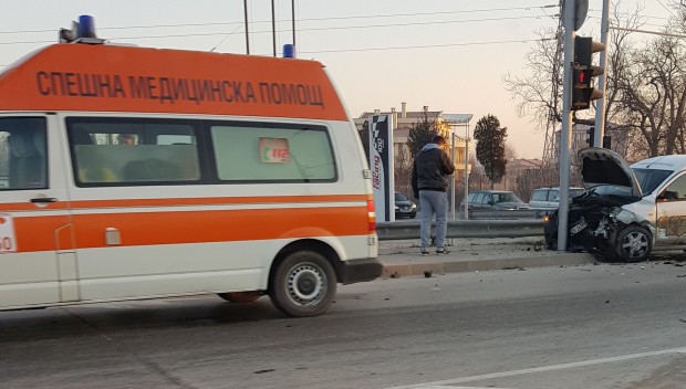 Тежка катастрофа стана тази сутрин в Пловдив, предаде репортер на