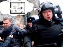 Навални арестуван край Кремъл мигове след появата си на протеста