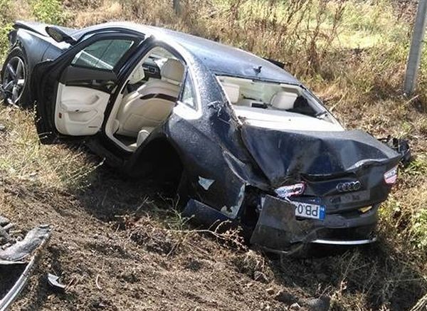 Лек автомобил е катастрофирал на автомагистрала Тракия между 116 и