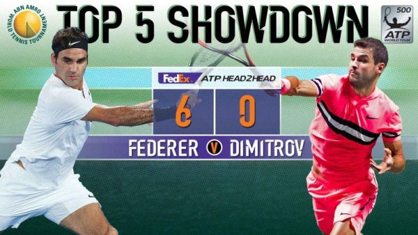 Григор Димитров не успя да победи великия Роджър Федерер и