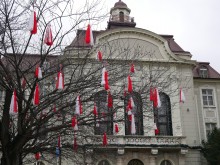 Огромна мартеница се появи в центъра на Пловдив